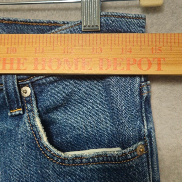 Hollister Slim Straight Mens Jeans 28x32 Medium Wash Blue Denim Stretch - Picture 5 of 9